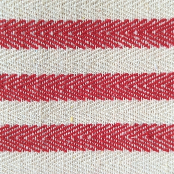 Design Lab Lord & Taylor Striped Woven Sleeveless Mini Sheath Dress Red Cream XS - Picture 7 of 13